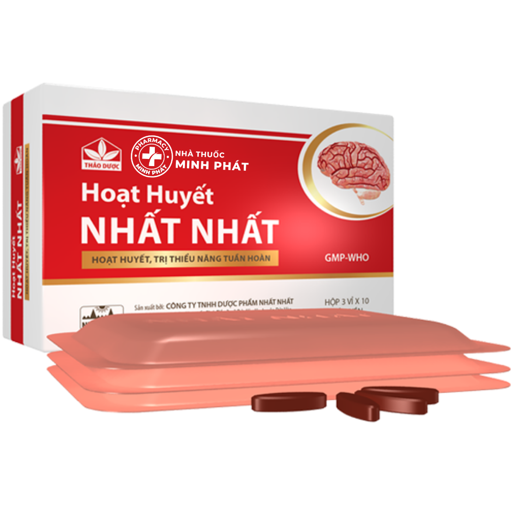 Thuốc Hoạt Huyết Nhất Nhất Trị Chứng Huyết Hư, Ứ Trệ (Hộp 30 Viên)